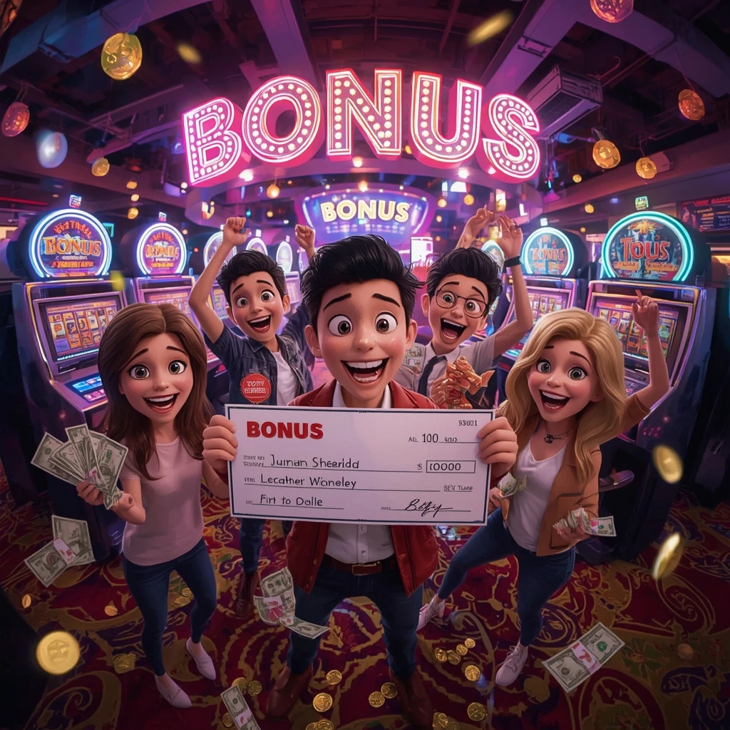 bonus in hands of man at N8 CASINO