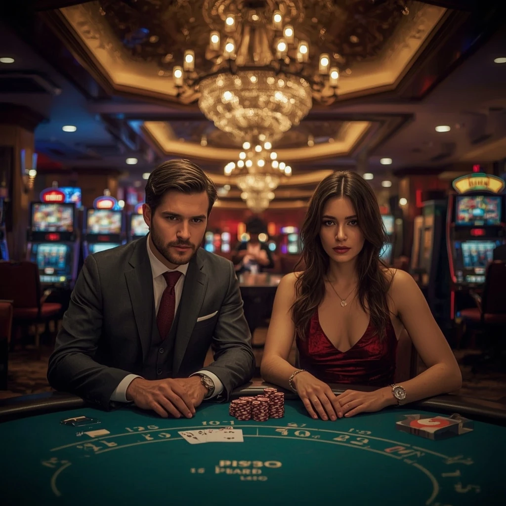 Two poker players at N8 Casino